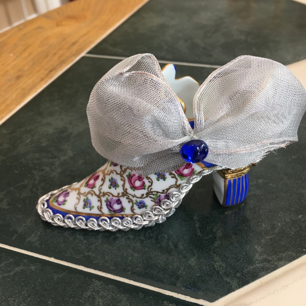 Large Limoges Box Shoe